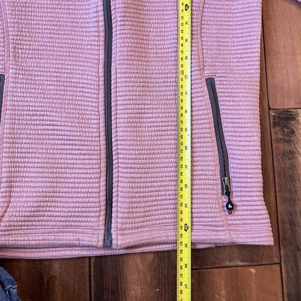 Killtec Full Zip Blush Pink Ribbed Jacket- Size 10 - Picture 11 of 12